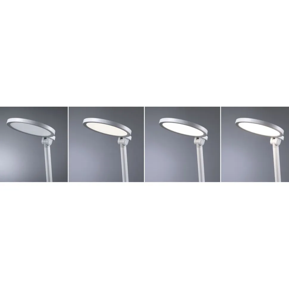 LED-työpöytävalaisin Paulmann Darba, 42.5cm, 4000K, 1150lm, 15W, mattavalkoinen