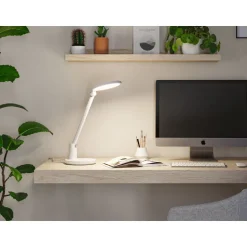 LED-työpöytävalaisin Paulmann Darba, 42.5cm, 4000K, 1150lm, 15W, mattavalkoinen