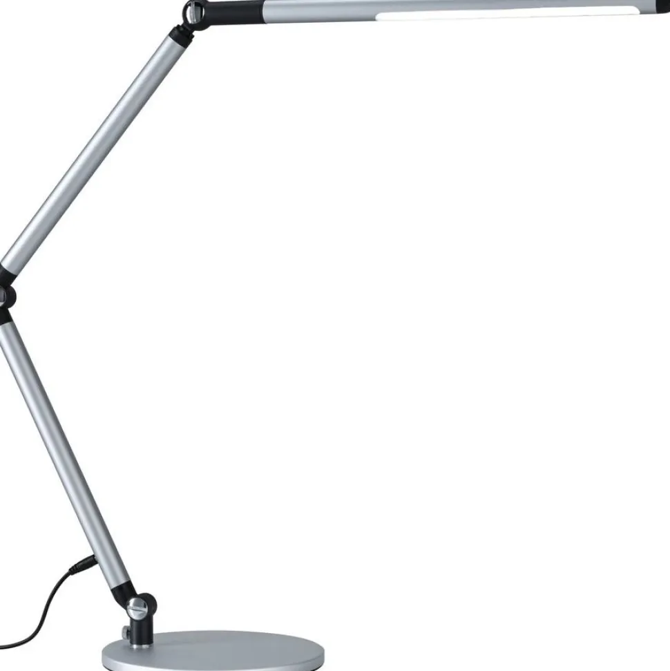 LED-työpöytävalaisin Paulmann FlexBar 3-Step-Dim, 36.2cm, 700lm, 9.5W, säädettävä värilämpötila, mattahopea