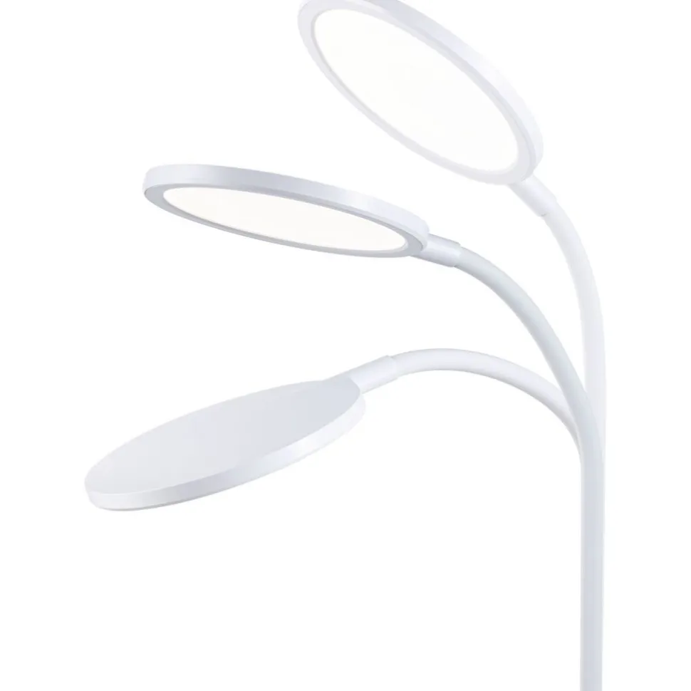 LED-työpöytävalaisin Paulmann Mejan, 60.4cm, 4000K, 1200lm, 15W, mattavalkoinen