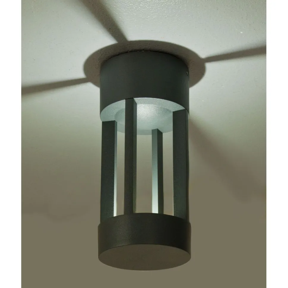 LED-ulkokattovalaisin Aneta Lighting Fyr IP54 tummanharmaa