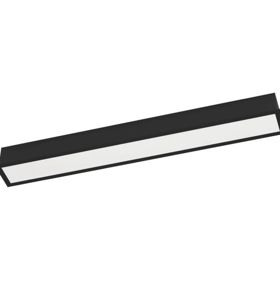 LED-ulkokattovalaisin Eglo Salitta, 40cm, musta/valkoinen, 9W