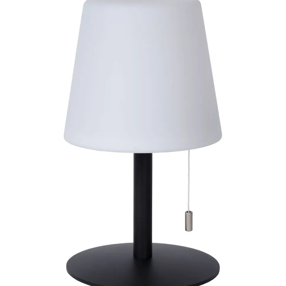 LED-ulkopöytävalaisin Lucide Rio RGB, USB-ladattava, himmennettävä, värinvaihto-ominaisuus