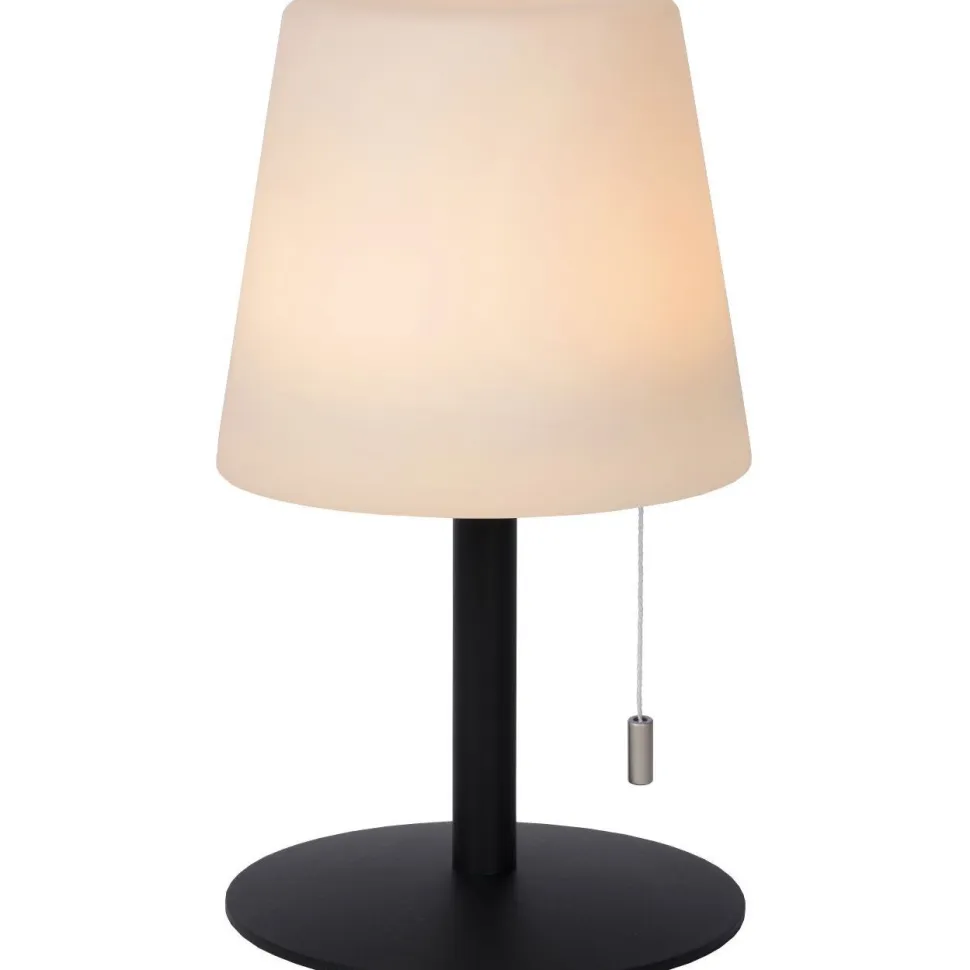 LED-ulkopöytävalaisin Lucide Rio RGB, USB-ladattava, himmennettävä, värinvaihto-ominaisuus