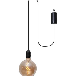 LED-ulkoriippuvalaisin Eglo Vignanello, musta