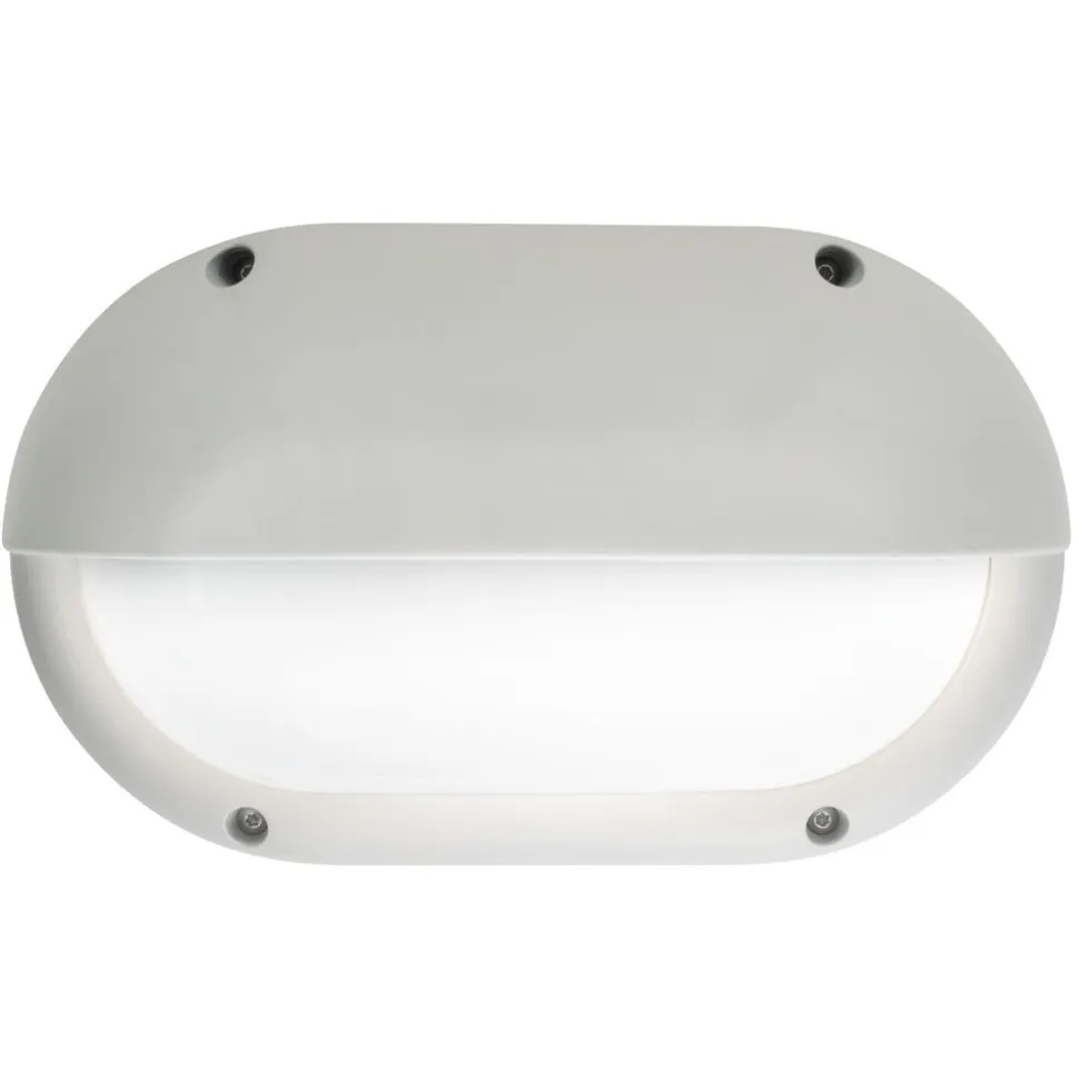 LED-ulkoseinävalaisin Airam Cestus Horizontal Eye max 100W E27 165x270x110 mm IP65 valkoinen/opaali