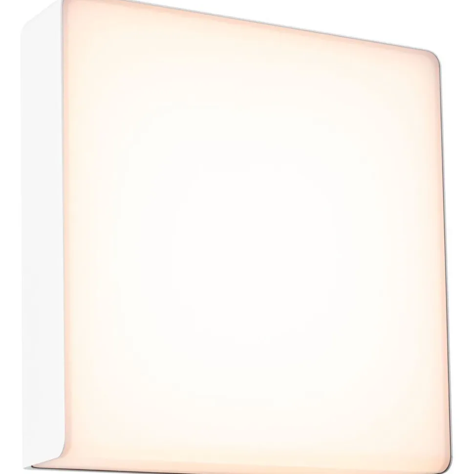 LED-ulkoseinävalaisin liiketunnistimella Paulmann Azalena, IP44, 3000K, korroosionkestävä, valkoinen