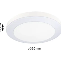 LED-ulkoseinävalaisin liike- ja hämärätunnistimella Paulmann Circula, IP44, 3000K, korroosionkestävä, valkoinen