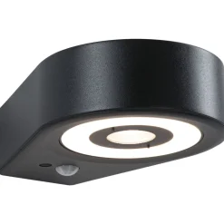 LED-ulkoseinävalaisin Paulmann Silma 65x186mm 3000K 5.5/0.7W 600lm hämäräohjattu liiketunnistin IR antrasiitti