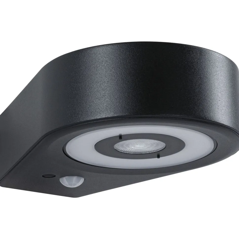 LED-ulkoseinävalaisin Paulmann Silma 65x186mm 3000K 5.5/0.7W 600lm hämäräohjattu liiketunnistin IR antrasiitti