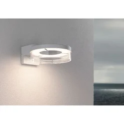 LED-ulkoseinävalaisin Paulmann Capera 231mm 3000K 8/1.2W 700lm hämäräohjattu liiketunnistin IR valkoinen