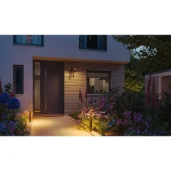 LED-ulkoseinävalaisin Paulmann Alara Smart Home Zigbee 3.0 375x270mm hämäräohjattu liiketunnistin IR 3000-2200K 10W 450lm antrasiitti