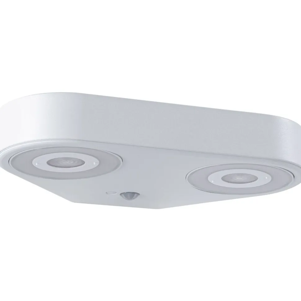 LED-ulkoseinävalaisin Paulmann Silma 2-osainen 280x176mm 3000K 2x5.5/2x0.7W 2x600lm hämäräohjattu liiketunnistin IR antrasiitti
