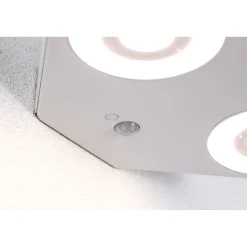 LED-ulkoseinävalaisin Paulmann Silma 2-osainen 280x176mm 3000K 2x5.5/2x0.7W 2x600lm hämäräohjattu liiketunnistin IR antrasiitti