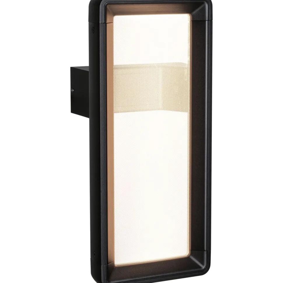 LED-ulkoseinävalaisin Paulmann Reana 176x107mm 3000K 2x3W 2x130lm hämäräohjattu liiketunnistin HF antrasiitti