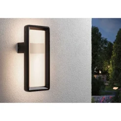 LED-ulkoseinävalaisin Paulmann Reana 176x107mm 3000K 2x3W 2x130lm hämäräohjattu liiketunnistin HF antrasiitti