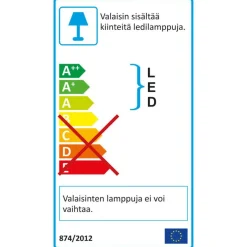 LED-ulkoseinävalaisin Airam Cestus Horizontal Eye 20W/840 165x270x110 mm IP65 antrasiitti/opaali