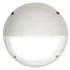 LED-ulkoseinävalaisin Airam Cestus Round Eye max 100W E27 Ø261x150 mm IP65 valkoinen/opaali