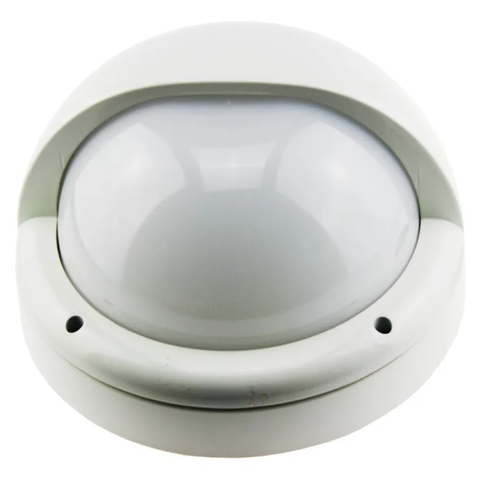 LED-ulkoseinävalaisin Airam Cestus Round Eye, 20W/840, Ø261x150mm, IP65, valkoinen/opaali