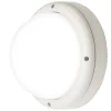 LED-ulkoseinävalaisin Airam Cestus Round, 20W/840, Ø261x140mm, IP65, valkoinen/opaali