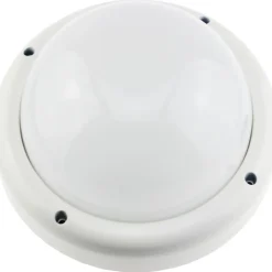 LED-ulkoseinävalaisin Airam Cestus Round, 20W/840, Ø261x140mm, IP65, valkoinen/opaali