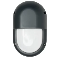 LED-ulkoseinävalaisin Airam Cestus Vertical Eye max 100W E27 270x165x110 mm IP65 antrasiitti/opaali