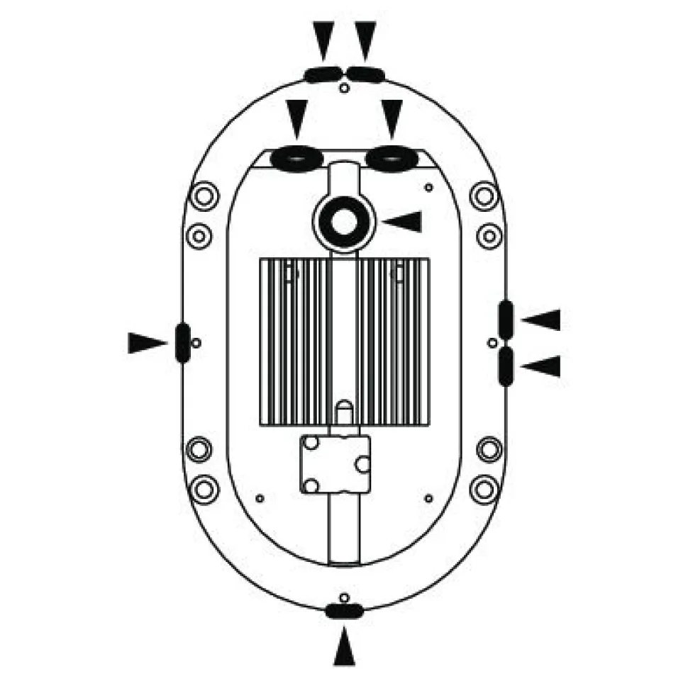 LED-ulkoseinävalaisin Airam Cestus Vertical Eye 20W/840 270x165x110 mm IP65 valkoinen/opaali