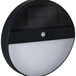 LED-ulkoseinävalaisin aurinkokennolla Paulmann Elios, IP44, 3000K, liiketunnistin, antrasiitti