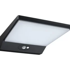 LED-ulkoseinävalaisin aurinkokennolla Paulmann Ronas, 18x25cm, IP44, 3000K, liiketunnistin, tummanharmaa