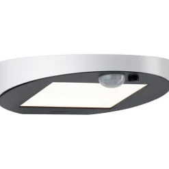 LED-ulkoseinävalaisin aurinkokennolla Paulmann Ryse, IP44, 3000K, liiketunnistin, antrasiitti
