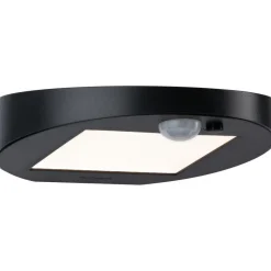 LED-ulkoseinävalaisin aurinkokennolla Paulmann Ryse, IP44, 3000K, liiketunnistin, antrasiitti