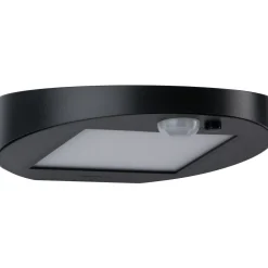 LED-ulkoseinävalaisin aurinkokennolla Paulmann Ryse, IP44, 3000K, liiketunnistin, antrasiitti