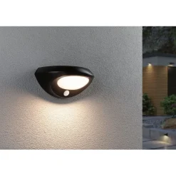 LED-ulkoseinävalaisin aurinkokennolla Paulmann Sorova, IP44, 3000K, antrasiitti