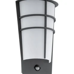 LED-ulkoseinävalaisin Eglo Breganzo liiketunnistimella antrasiitti