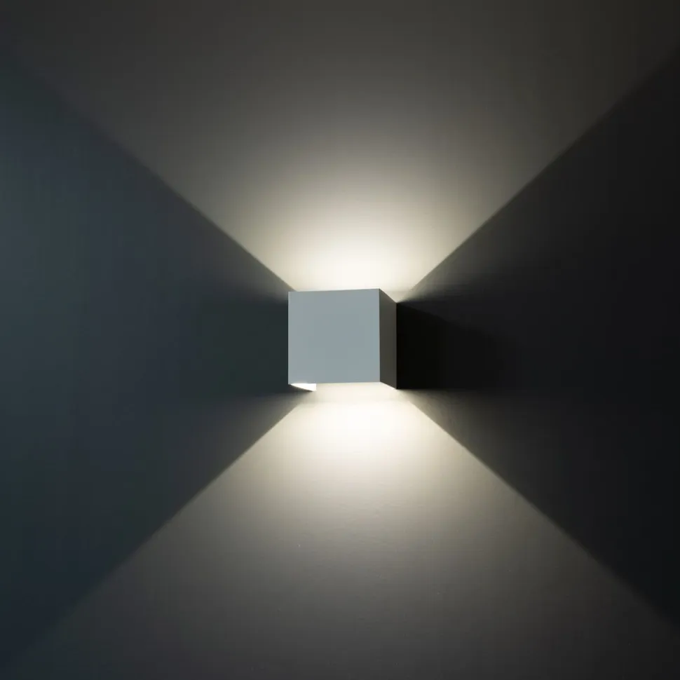 LED-ulkoseinävalaisin FTLIGHT Iina 2x5W 3000K 570lm säädettävä keila valkoinen