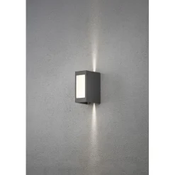 LED-ulkoseinävalaisin Konstsmide Cremona 82x128x172 mm säädettävä antrasiitinharmaa