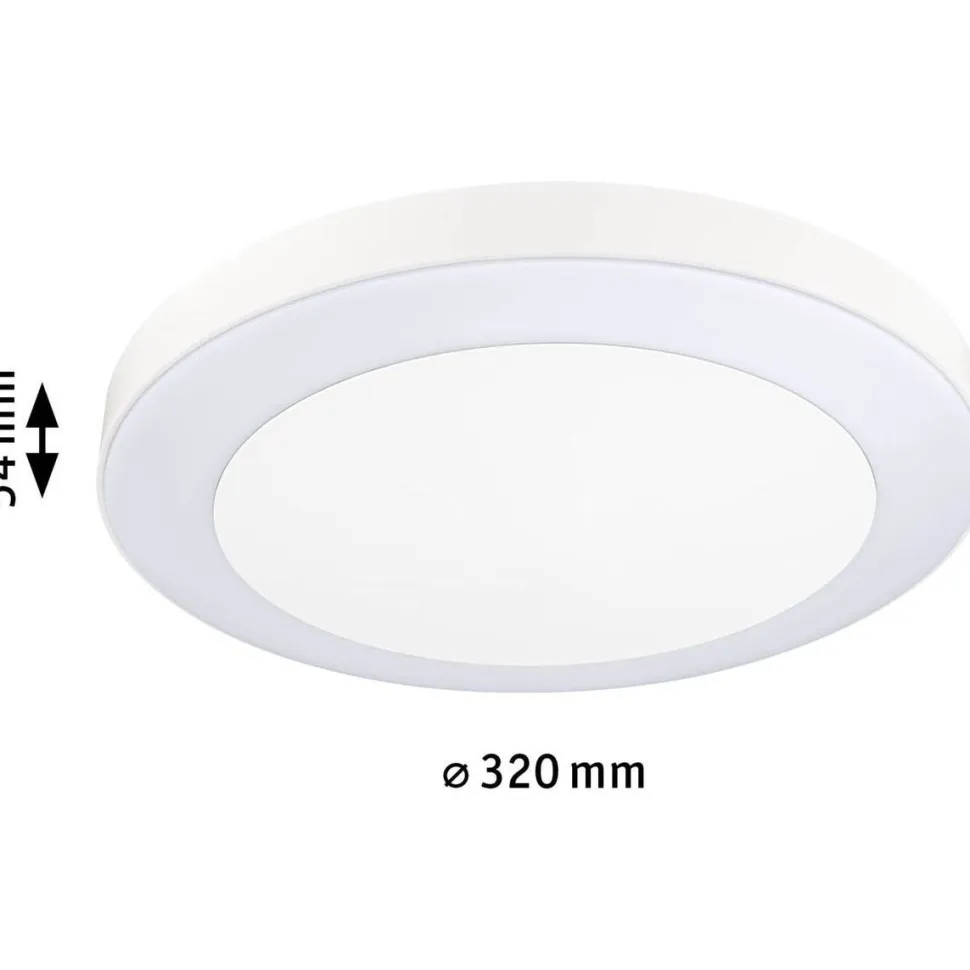 LED-ulkoseinävalaisin liike- ja hämärätunnistimella Paulmann Circula, Smart Home Zigbee 3.0, IP44, säädettävä värilämpötila, valkoinen