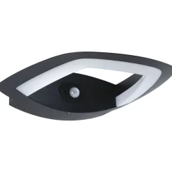 LED-ulkoseinävalaisin liiketunnistimella Paulmann Akena, IP44, 2200K, antrasiitti
