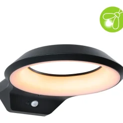 LED-ulkoseinävalaisin liiketunnistimella Paulmann Anela, IP44, 2200K, antrasiitti