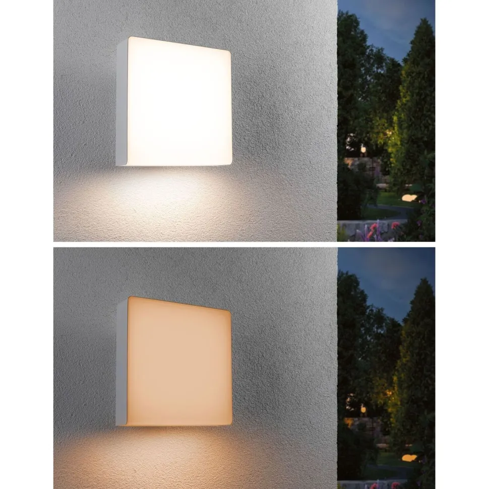 LED-ulkoseinävalaisin liiketunnistimella Paulmann Azalena, Smart Home Zigbee 3.0, IP44, säädettävä värilämpötila, antrasiitti