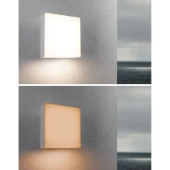 LED-ulkoseinävalaisin liiketunnistimella Paulmann Azalena, Smart Home Zigbee 3.0, IP44, säädettävä värilämpötila, antrasiitti
