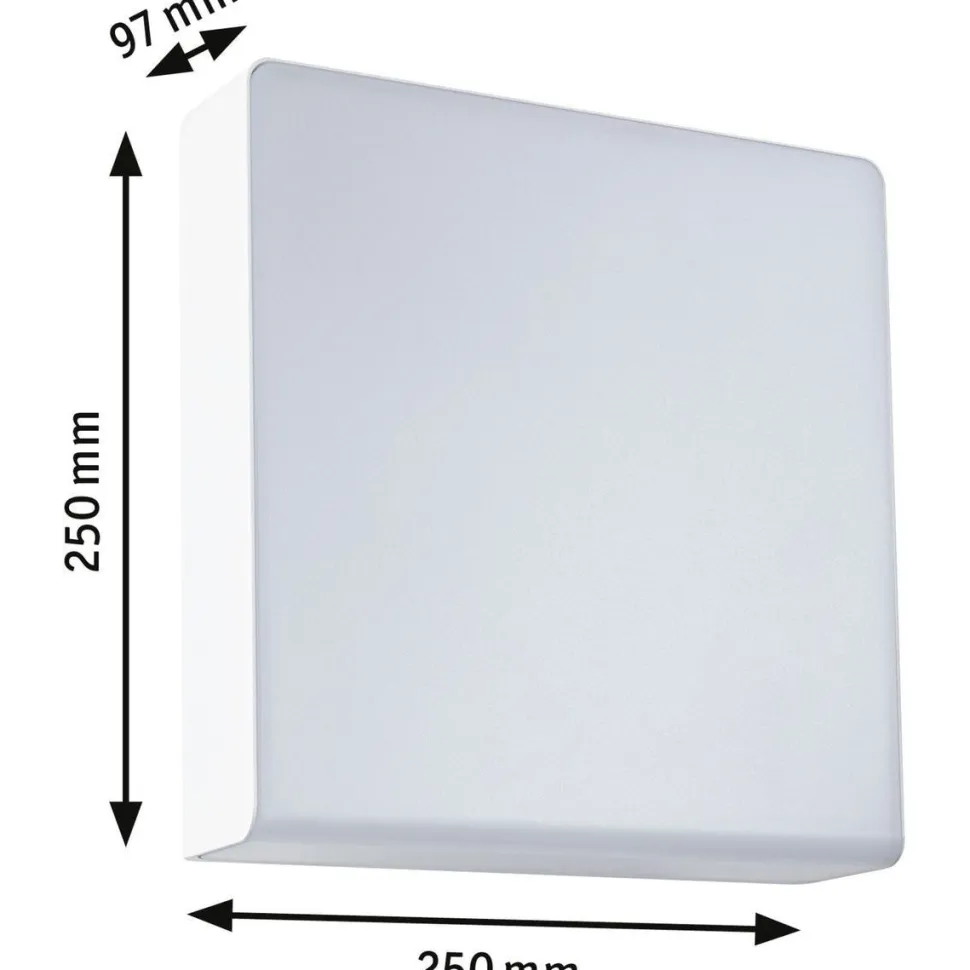 LED-ulkoseinävalaisin liiketunnistimella Paulmann Azalena, Smart Home Zigbee 3.0, IP44, säädettävä värilämpötila, antrasiitti