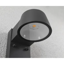 LED-ulkoseinävalaisin liiketunnistimella Paulmann Capea, IP44, säädettävä värilämpötila, antrasiitti