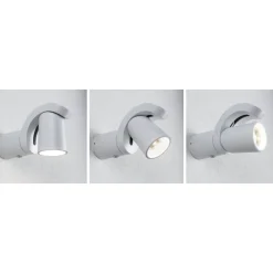 LED-ulkoseinävalaisin liiketunnistimella Paulmann Cuff, IP44, 3000K, korroosionkestävä, antrasiitti