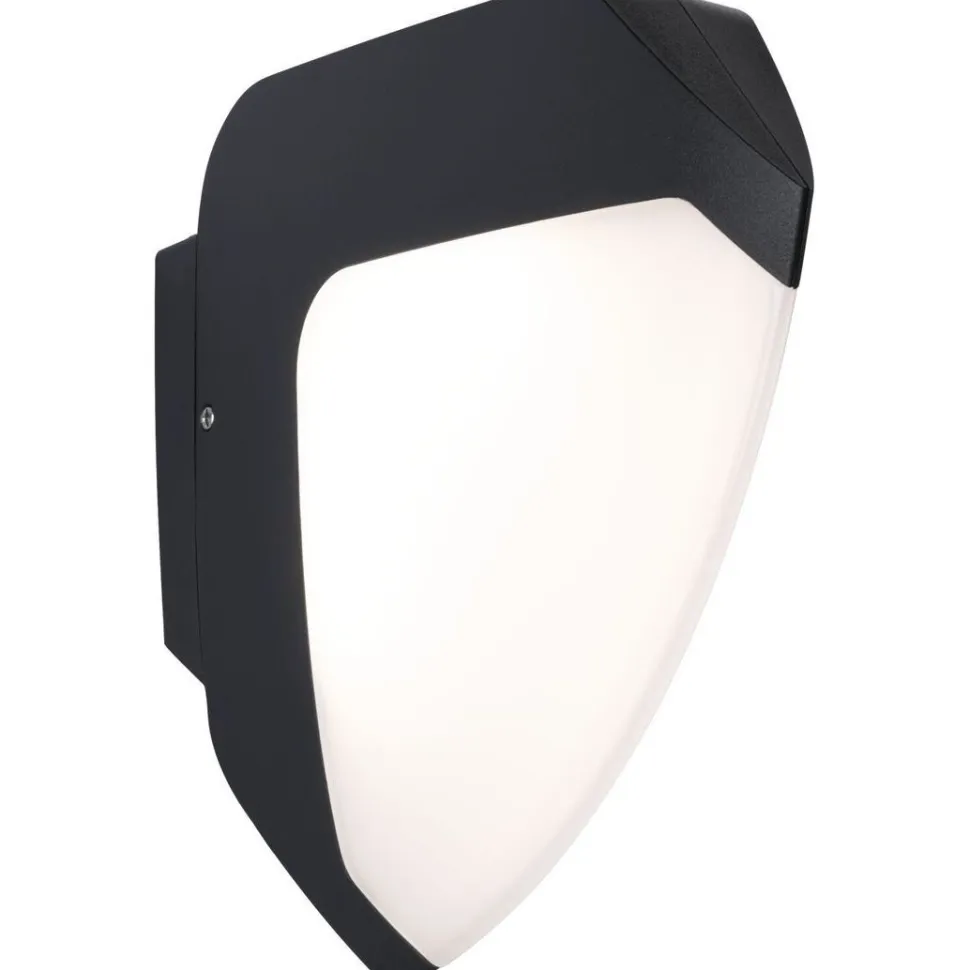 LED-ulkoseinävalaisin liiketunnistimella Paulmann Ikosea, IP44, 5x20.3cm, korroosionkestävä, antrasiitti