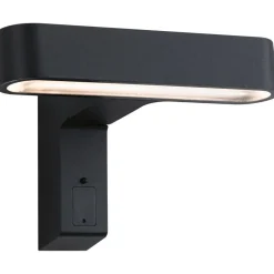 LED-ulkoseinävalaisin liiketunnistimella Paulmann Ito Horizontal, IP44, 3000K, antrasiitti