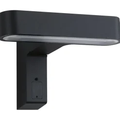 LED-ulkoseinävalaisin liiketunnistimella Paulmann Ito Horizontal, IP44, 3000K, antrasiitti