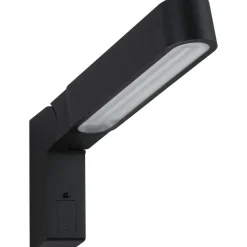 LED-ulkoseinävalaisin liiketunnistimella Paulmann Ito Vertical, IP44, 3000K, antrasiitti