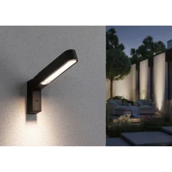 LED-ulkoseinävalaisin liiketunnistimella Paulmann Ito Vertical, IP44, 3000K, antrasiitti