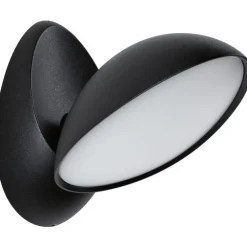 LED-ulkoseinävalaisin Paulmann Batona, IP44, 3000K, antrasiitti